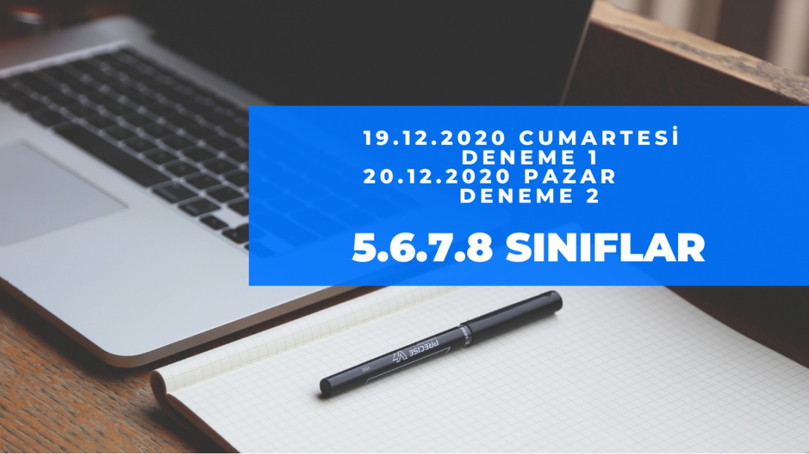 ONLİNE DENEME 5.6.7.8.SINIF